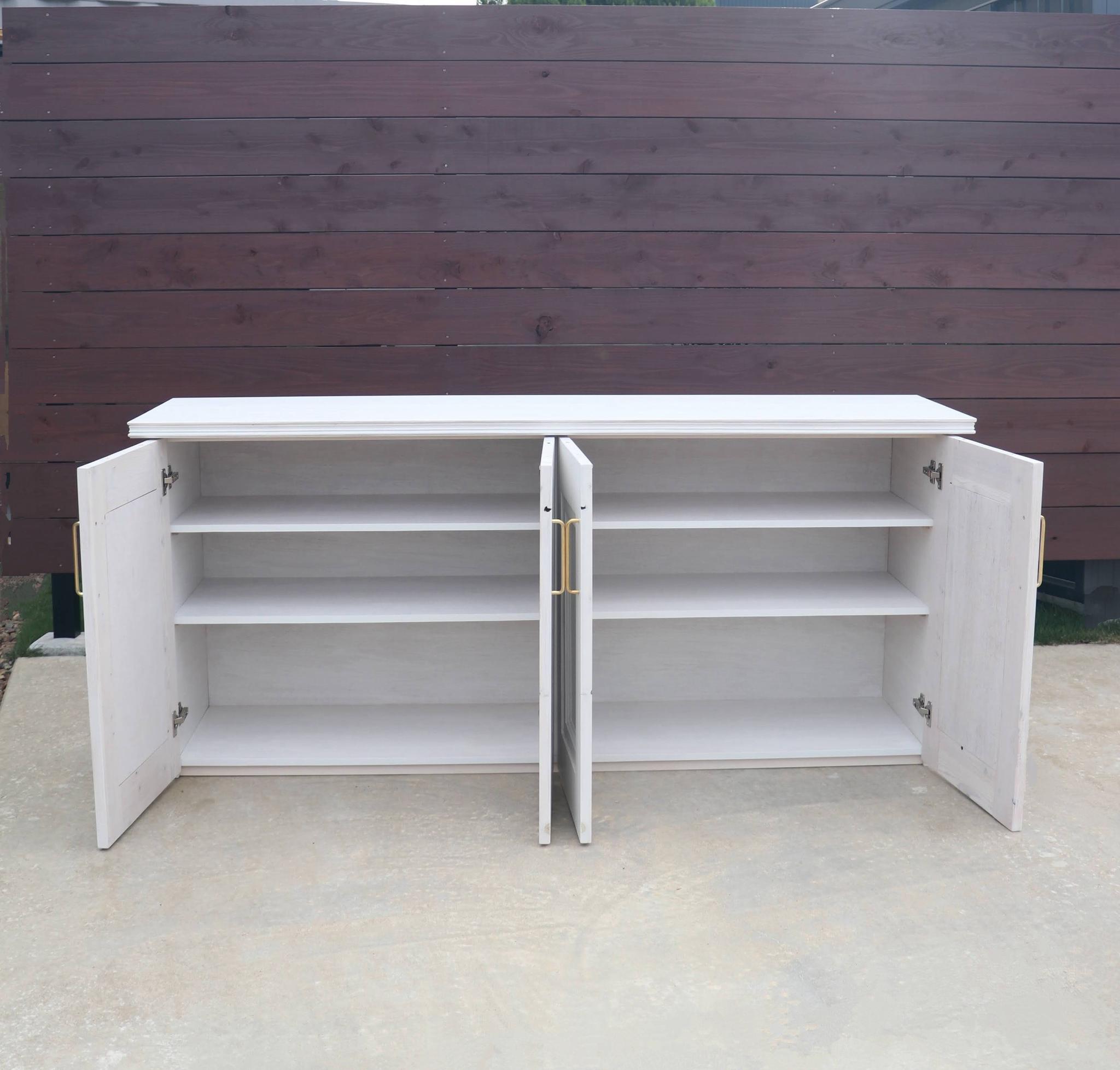 ヨーロピアンな雰囲気の可愛らしいアンティークキャビネット　レジ台　キャッシャー  ディスプレイ 店舗什器 | 5枚目